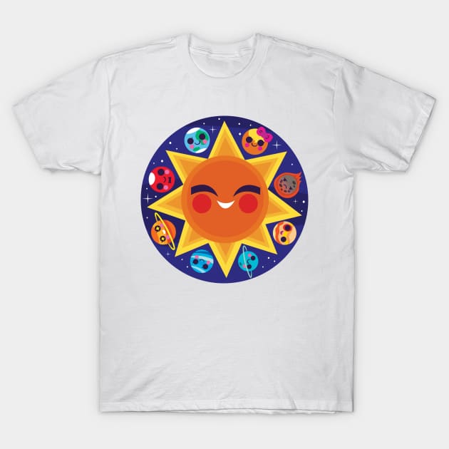 Solar System Friends T-Shirt by LeCuteShop